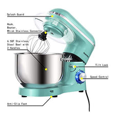 Load image into Gallery viewer, Aucma Stand Mixer,6.5-QT 660W 6-Speed Tilt-Head Food Mixer, 6.5QT, Blue