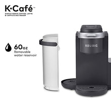 Load image into Gallery viewer, Keurig K-Cafe Single-Serve K-Cup Coffee Maker, 1 Count (Pack of 1), Charcoal