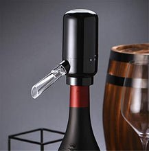 Load image into Gallery viewer, EWCover Electric Wine Aerator Pourer, Automatic 121x105x51.8 MM, Black