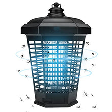 Load image into Gallery viewer, Electric Bug Zapper, Indoor and Outdoor Mosquito Zappers 4200V Black