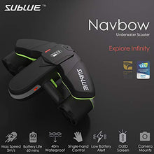 Load image into Gallery viewer, WINDEK SUBLUE Navbow Smart Underwater Scooter with Action Camera Green