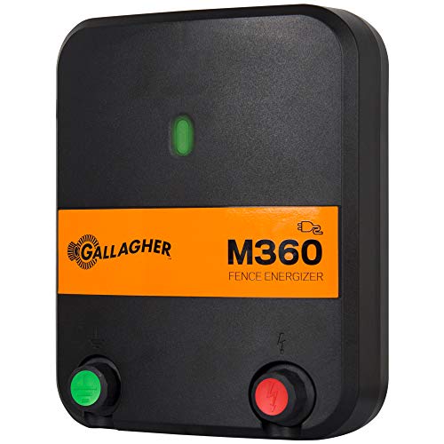 Gallagher M360 Electric Fence Charger | Powers Up to 55 Miles / 250 Acres of...