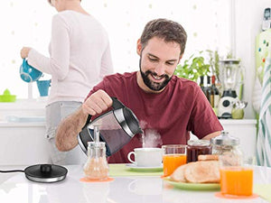 Mueller Premium 1500W Electric Kettle with SpeedBoil Tech, 1.8 Medium, Black