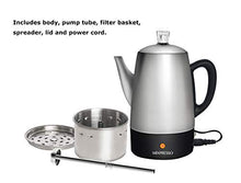Load image into Gallery viewer, Mixpresso Electric Percolator Coffee Pot | Stainless Steel stainless steel