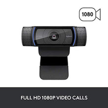 Load image into Gallery viewer, Logitech C920x HD Pro Webcam, Full 1080p/30fps Video Calling, Clear Black