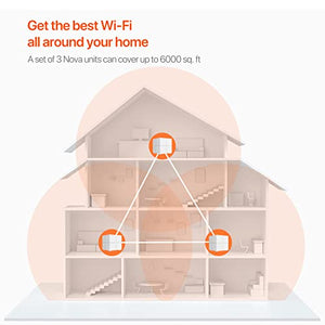 Tenda Nova Mesh WiFi System (MW6)-Up to 6000 sq.ft. Whole 4 - 5 Rooms, White