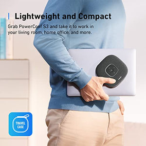 Anker PowerConf S3 Bluetooth Speakerphone with 6 Mics, one size, Black