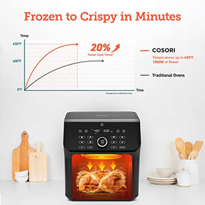 COSORI Air Fryer Oven Combo 7 Qt, Countertop 7 QT-Air Oven, Black
