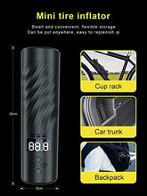Load image into Gallery viewer, LENDOO Cordless Tire Inflator Portable Air Compressor Electric Pump for...