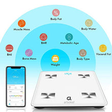 Load image into Gallery viewer, Arboleaf Digital Scale, Bathroom Smart 11.8x11.8 Inch (Pack of 1), White