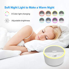 Load image into Gallery viewer, Exmate White Noise Machine, Night Light Sleep 7 Count (Pack of 1),