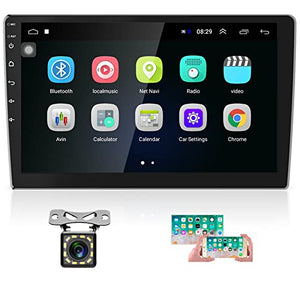 Hikity 10.1 Android Car Stereo Double Din Inch Touch 1G+16G, Black