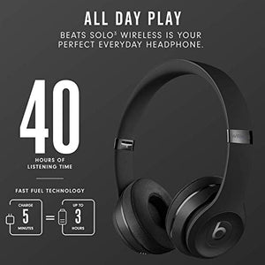 Beats Solo3 Wireless On-Ear Headphones - Apple W1 Headphone One Size, Black