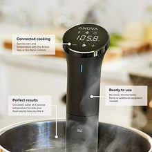 Load image into Gallery viewer, Anova Culinary AN400-US00 Nano Sous Vide 12.8&quot; x 2.2&quot; x 4.1&quot;, Silver