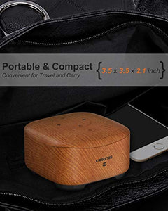 White Noise Machine, elesories Sound Machine 1 Count (Pack of 1), Wood Grain