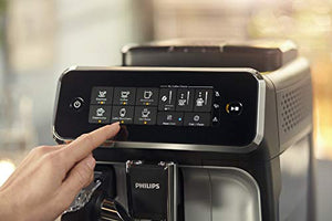 Philips 3200 Series Fully Automatic Espresso Machine w/ LatteGo, Black