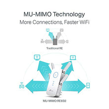 Load image into Gallery viewer, TP-Link AC2600 WiFi Extender(RE650), Up to 2600Mbps, Dual Band AC2600, white