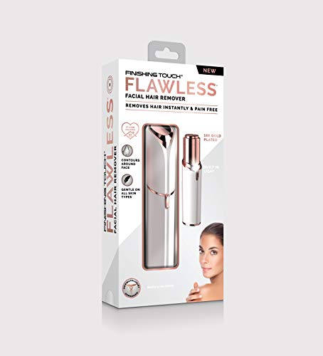 Finishing Touch Flawless Women's Painless Hair Remover 3 Piece Set, Rose Gold