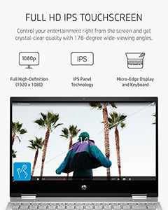 HP Pavilion x360 14” Touchscreen Laptop, 11th Gen 14-inch, Natural Silver