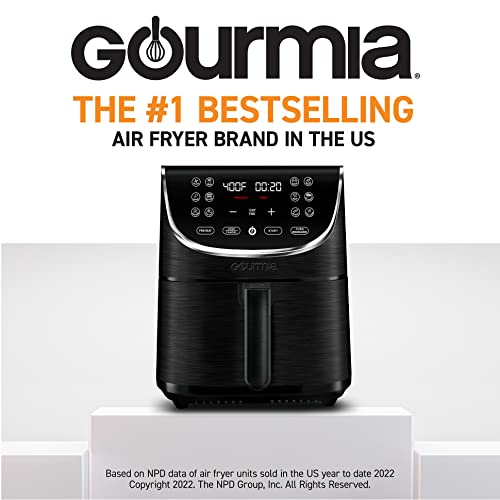 Gourmia Air Fryer Oven Digital Display 7 Quart Large AirFryer Medium, Black