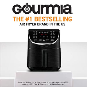 Gourmia Air Fryer Oven Digital Display 7 Quart Large AirFryer Medium, Black