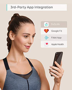 eufy by Anker, Smart Scale P1 with Bluetooth, Body Fat Scale, P1, Black