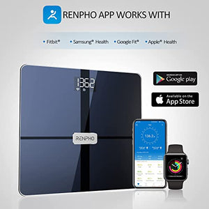 RENPHO Premium Wi-Fi Bluetooth Scale Smart 1 Count (Pack of 1), Dark Blue