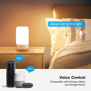 LE LampUX WiFi Smart Table Lamp Works with Alexa, Rgb and Tunable White