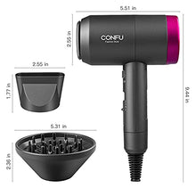 Load image into Gallery viewer, Hair Dryer, Powerful Lightweight Negative Ionic Blow 3 Heat Grey