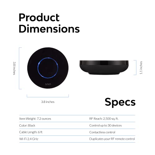 BOND | Add Wifi to Ceiling Fan, Fireplace or Somfy shades | Works with black