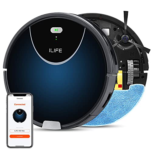 ILIFE V80 Max Mopping Robot Vacuum, 2-in-1 Vacuum and Mop, V80 Max Mop
