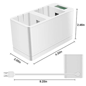 Arlo Battery Charger Station, Dual Rechargeable Batteries Charging Station...