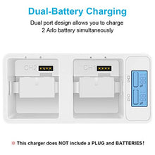 Load image into Gallery viewer, Arlo Battery Charger Station, Dual Rechargeable Batteries Charging Station...