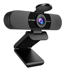 Load image into Gallery viewer, 1080P Webcam with Microphone, EMEET C960 Web Camera, 2 Mics Medium, Black