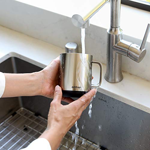 NEW Ember Temperature Control Smart Mug 1 Count (Pack of 1), Stainless Steel