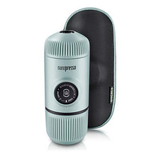 Load image into Gallery viewer, WACACO Nanopresso Portable Espresso Maker Bundled with Protective Arctic Blue