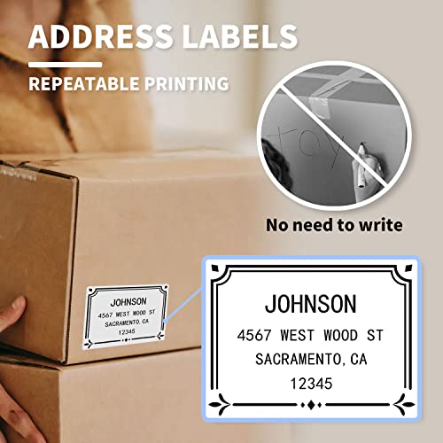 Phomemo M110 Bluetooth Label Maker, Portable Barcode Printer A-Black