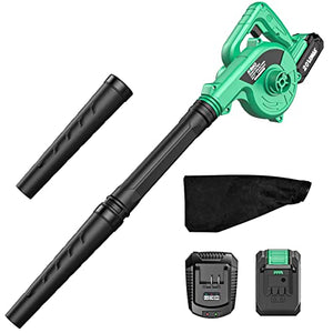 KIMO Cordless Small Leaf Blower Cordless, Green Sweeper
