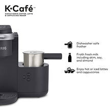 Load image into Gallery viewer, Keurig K-Cafe Single-Serve K-Cup Coffee Maker, 1 Count (Pack of 1), Charcoal
