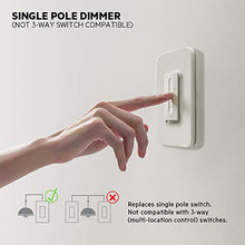 Load image into Gallery viewer, WeMo Dimmer Wifi Light Switch, Works with Alexa, the Google Assistant and...