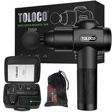 Load image into Gallery viewer, TOLOCO Massage Gun, Upgrade Percussion Muscle 1 Count (Pack of 1), Black