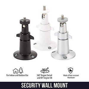 Wasserstein Adjustable Metal Wall Mount Compatible with Arlo Ultra, White