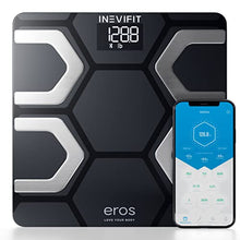 Load image into Gallery viewer, INEVIFIT EROS Bluetooth Body Fat Scale Smart BMI 1 Count (Pack of 1), Black