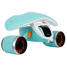 Load image into Gallery viewer, sublue WhiteShark Mix Underwater Scooter Dual Motors, Action Camera Aqua Blue