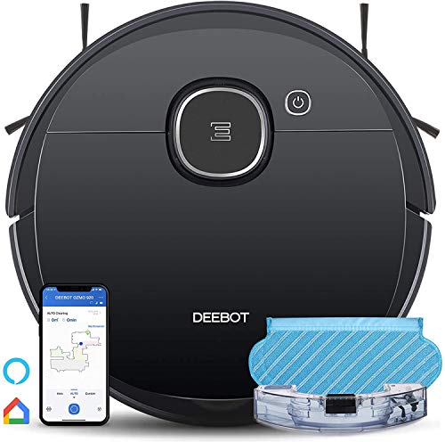 ECOVACS DEEBOT OZMO 920 2in1 Mopping Robotic Vacuum with Laser Large, Black