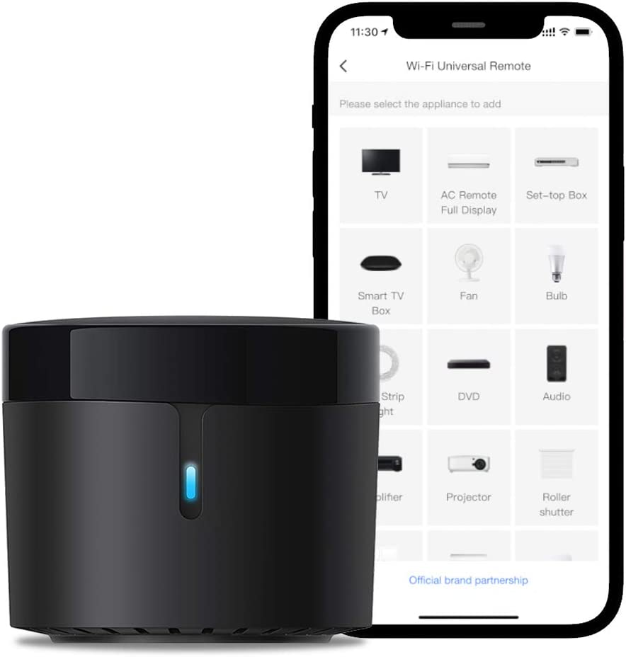 BroadLink RM4 Mini IR Universal Remote Control, Smart Home Automation Wi-Fi...