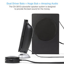 Load image into Gallery viewer, Cyber Acoustics High Power 2.1 Subwoofer Speaker System with 80W of –...