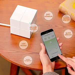 Tenda Nova Mesh WiFi System (MW6)-Up to 6000 sq.ft. Whole 4 - 5 Rooms, White