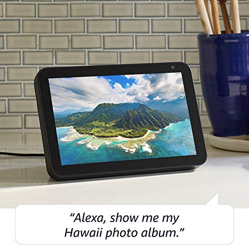 Echo Show 8 - stay connected and in touch with Alexa - Charcoal