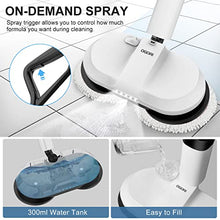 Load image into Gallery viewer, OGORI Electric Mop, Cordless Spin Mop Hardwood 11 Piece Set, Grey
